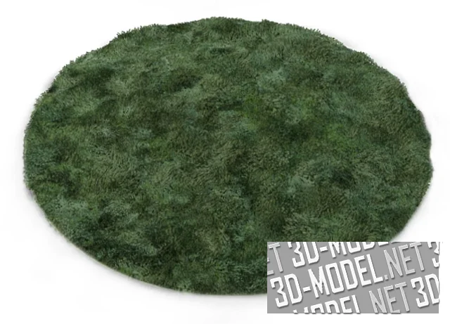 3d-модель Ковер с длинным ворсом, 6 цветов