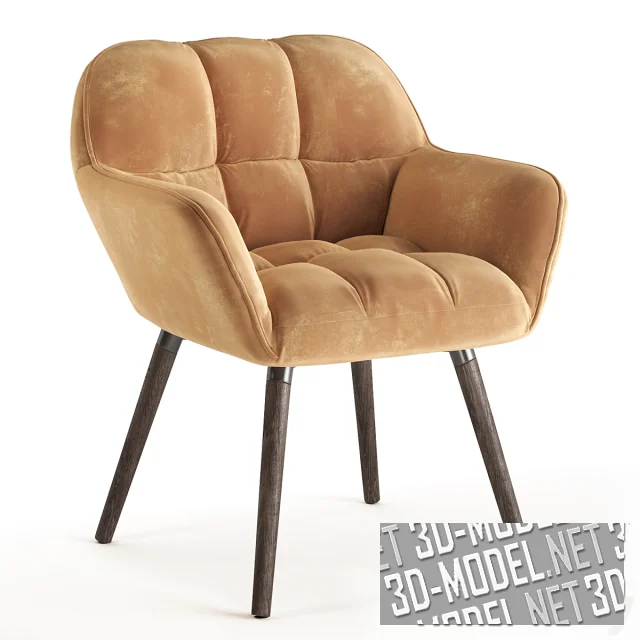 3d-модель Кресло Brian Zamsha Beige от divan.ru