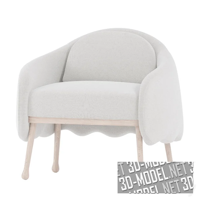 3d-модель Кресло Corolla от Billiani