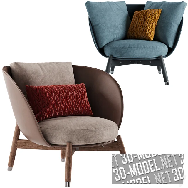 3d-модель Кресло Eri от Flexform