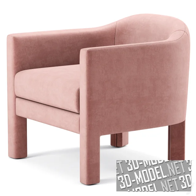 3d-модель Кресло Isabella от West elm