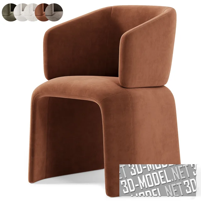 3d-модель Кресло Linteloo ICAR от Sebastian Herkner