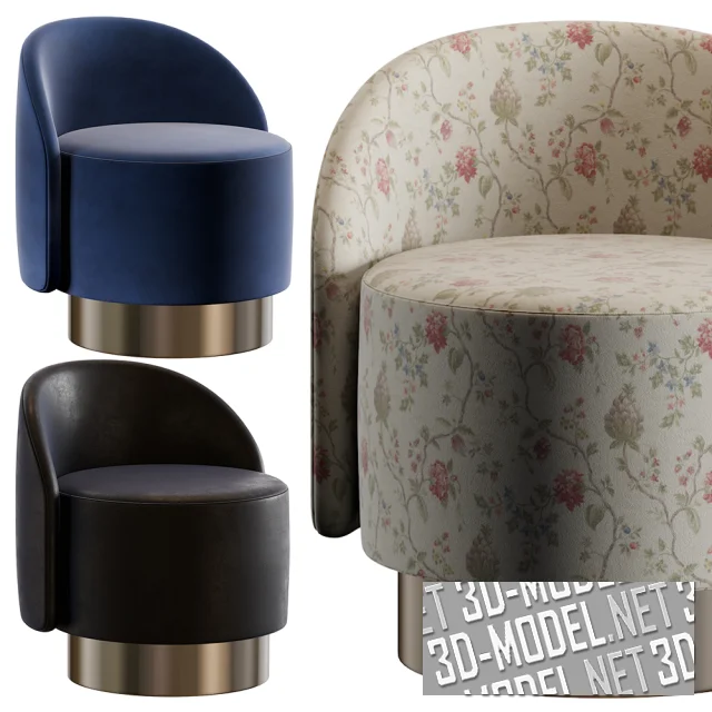3d-модель Кресло PASTILLES от Tacchini