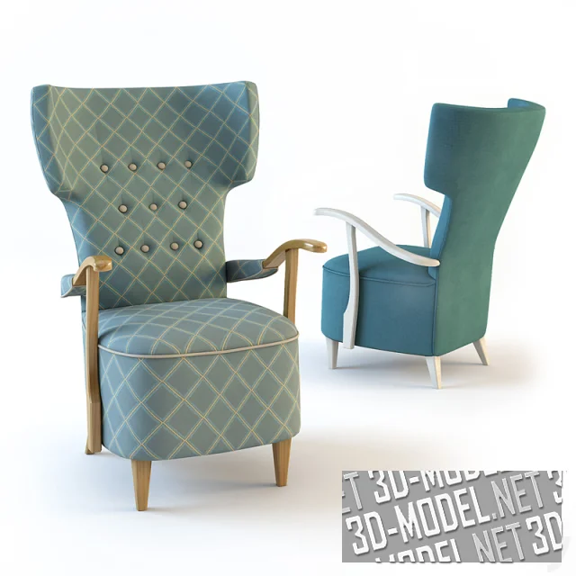 3d-модель Кресло RITA от Collection Pierre