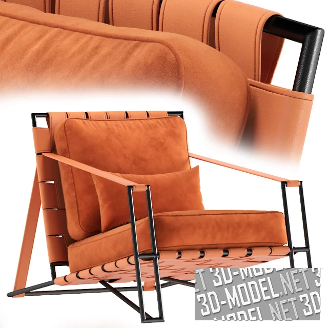3d-модель Кресло Tonino Lamborghini Casa TL-2681