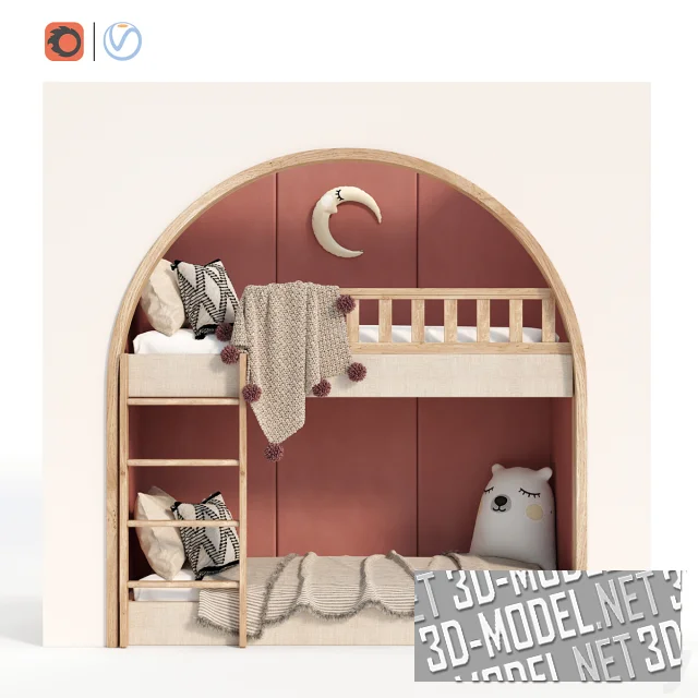 Кровать в виде арки