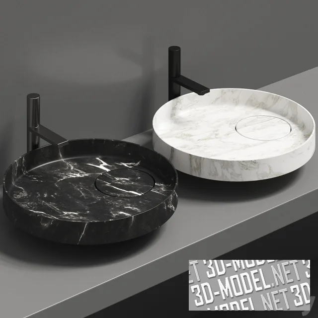 3d-модель Круглая раковина Falper Eccentrico