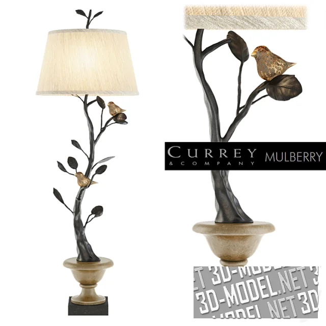 3d-модель Лампа Mulberry от Currey & Company