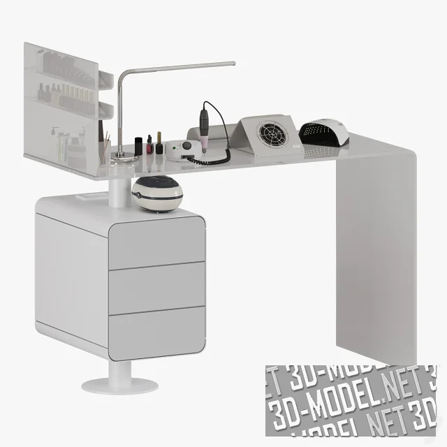 3d-модель Маникюрный стол Mano, 2 цвета