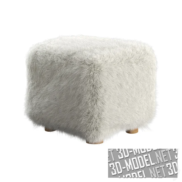 Меховой пуф Bozzi Mongolian от Cb2