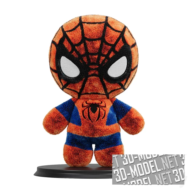 3d-модель Мягкая игрушка-Спайдермен
