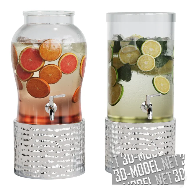 3d-модель Набор диспенсеров для напитков