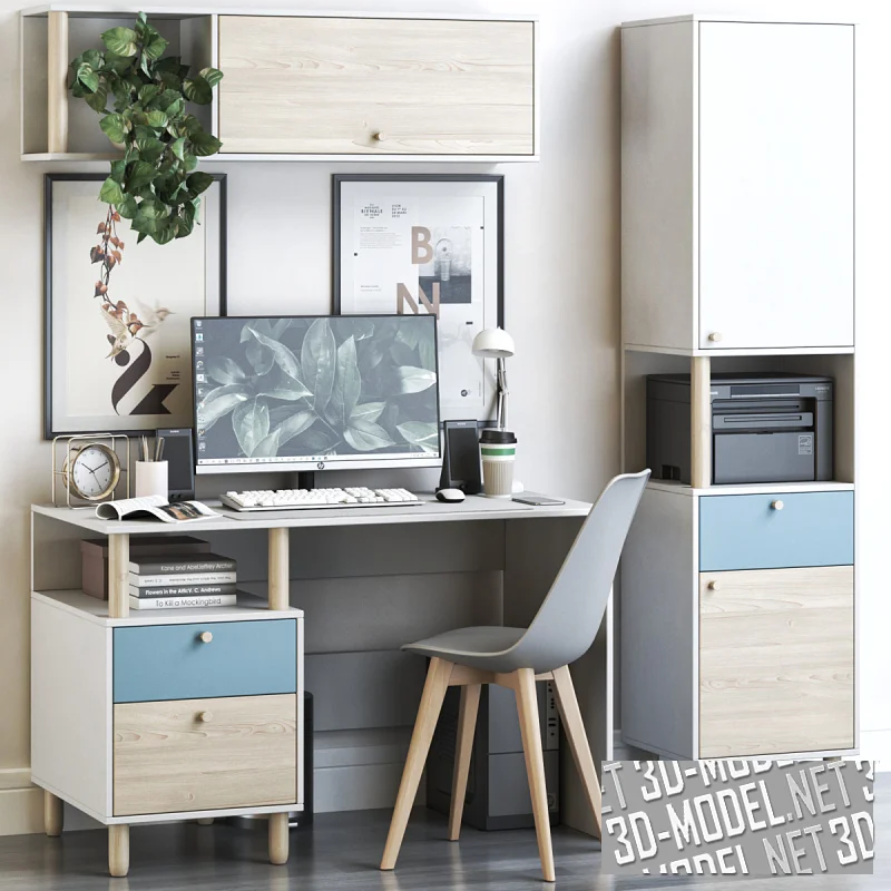 Набор мебели Deakins от Divan.ru и стул Frankfurt New от HOFF