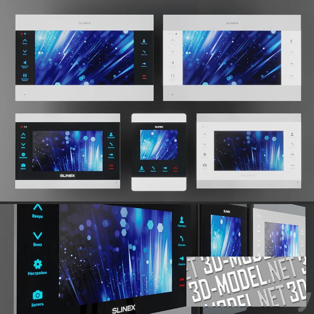 3d-модель Набор видеодомофонов Slinex