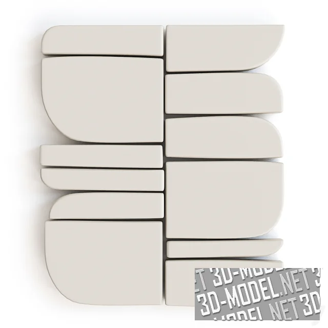 3d-модель Панель Andrew Zimmerman Harmonia