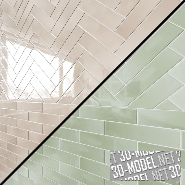 3d-модель Плитка DNA ECLAT, 8 цветов