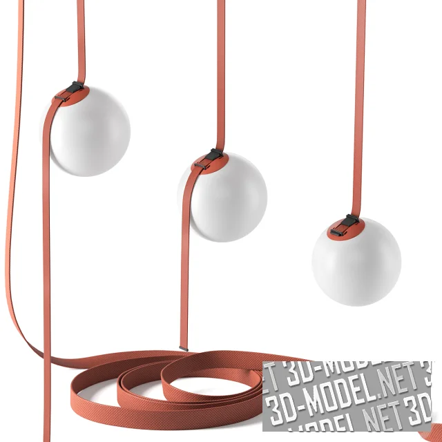 3d-модель Подвесной светильник Plusminus Spheres от Vibia