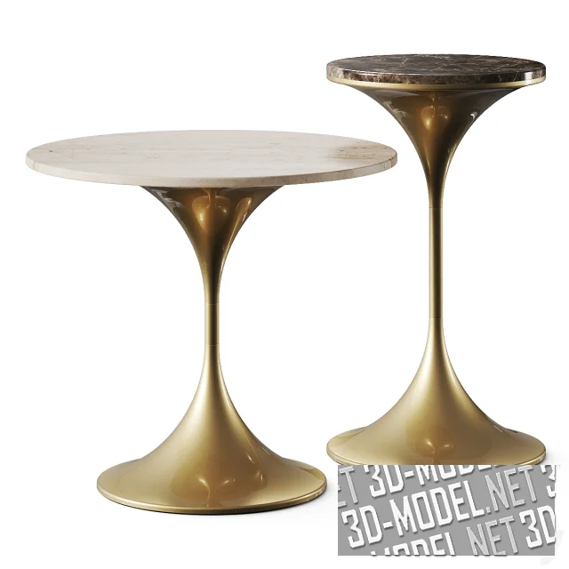 Приставные круглые столики Ghidini Dapertutto