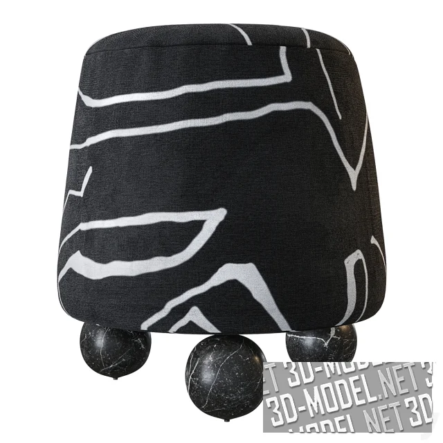 3d-модель Пуф Isac от Corner Design