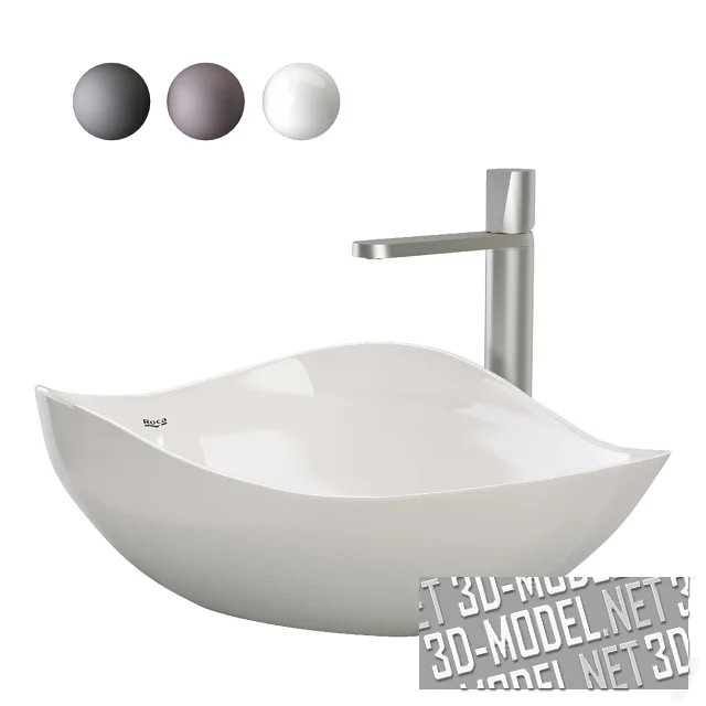 3d-модель Раковина Roca Ohtake