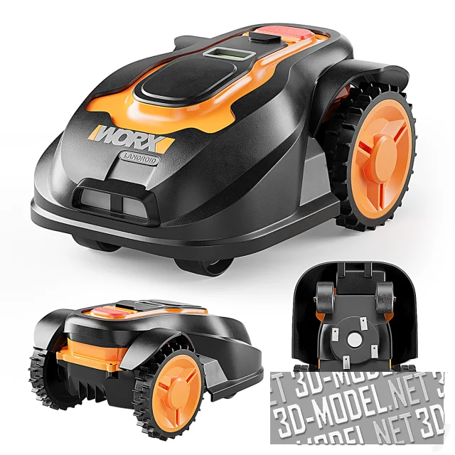 3d-модель Роботизированная газонокосилка WORX Landroid M