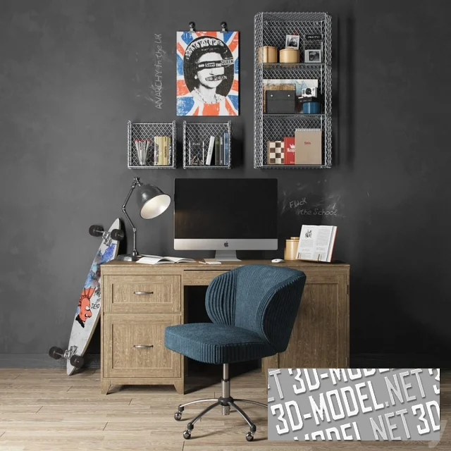 3d-модель Сет для подростка от Pottery Barn