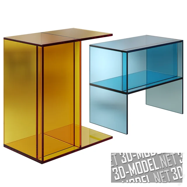 3d-модель Современный акриловый стол