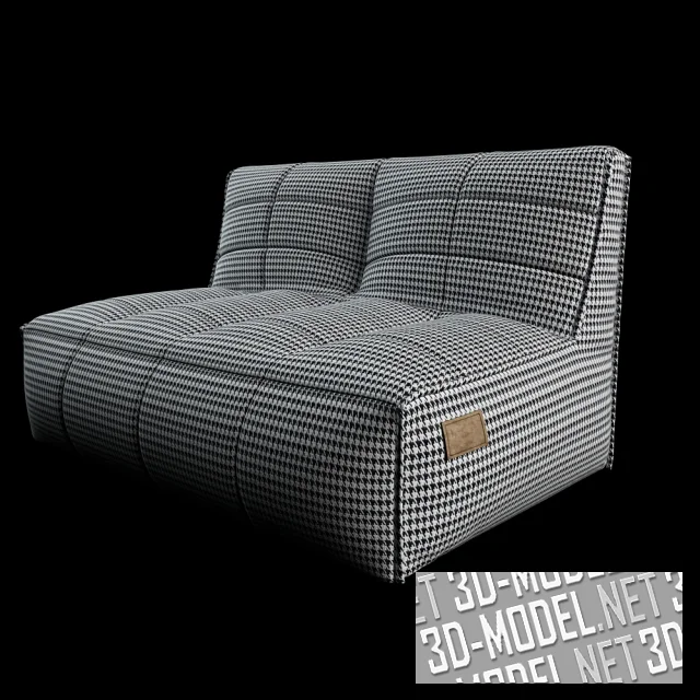 3d-модель Современный диван Villiers