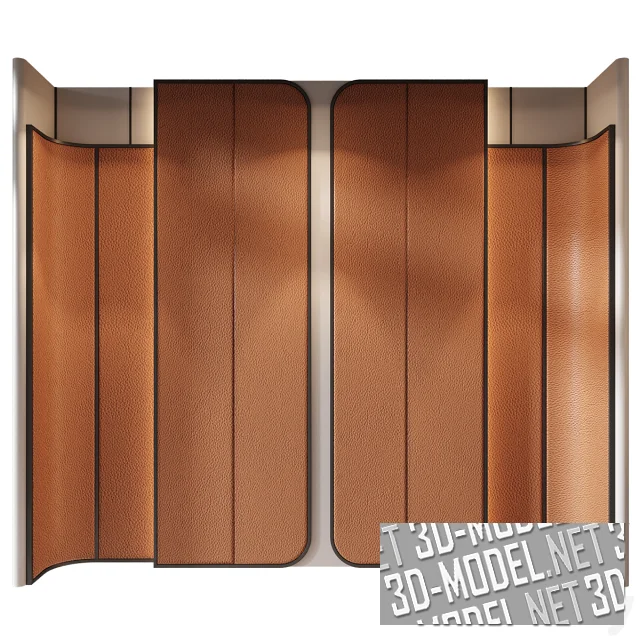 3d-модель Стеновая панель (3330x100x2850)