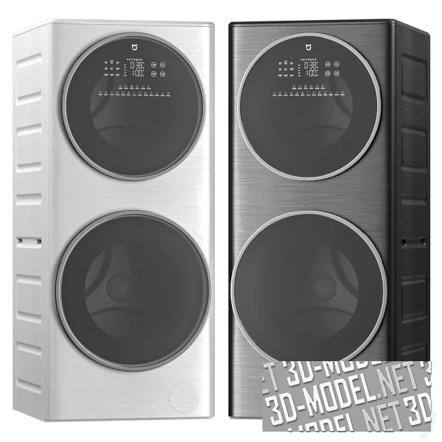 3d-модель Стиральная и сушильная машина Xiaomi Mijia Partition