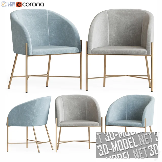 3d-модель Стул Granada от Deephouse