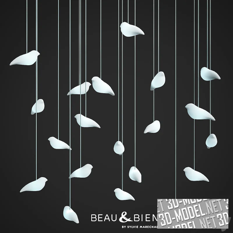 Светильник Smoon birdie light от Sylvie Marechal (для Beau & Bien)