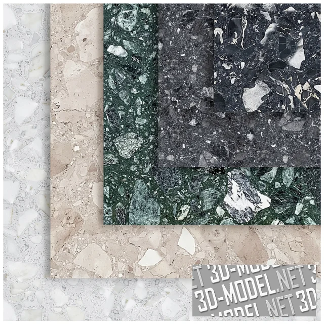 3d-модель Текстуры Terrazzo