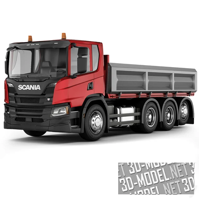 Тяжелый самосвал Scania P500, 2018