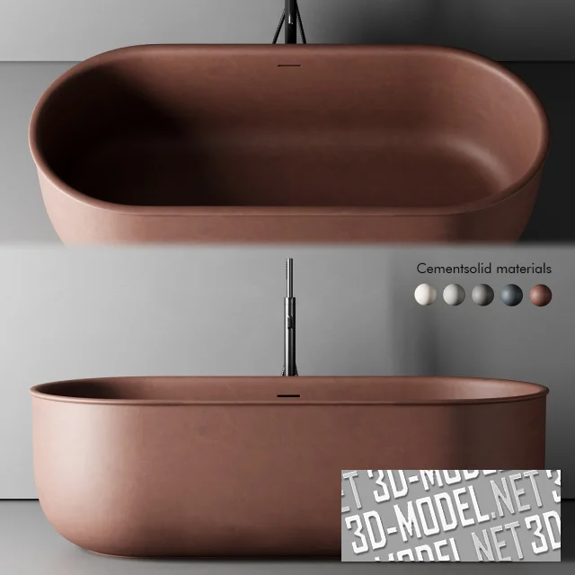 3d-модель Ванна Inbani Prime (5 цветов)