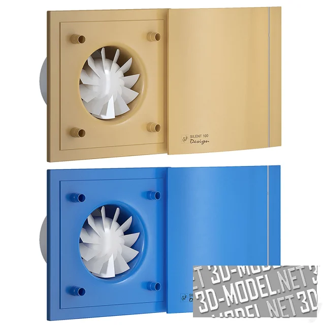 3d-модель Вентилятор SILENT-100 от Soler & Palau