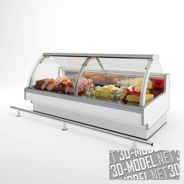 3d-модель Витрина-холодильник Brandford Aurora