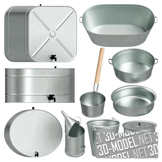 Жестяные хозяйственные емкости