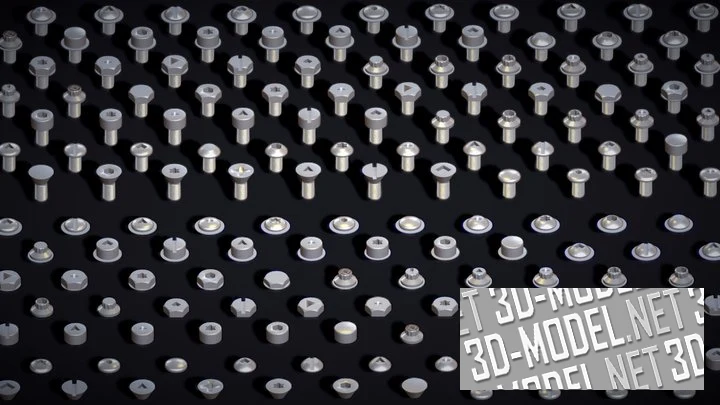 Болты и заклепки Kitbash набор