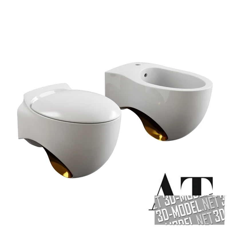 Комплект AeT Italia Orizzonti Accent (унитаз и биде)