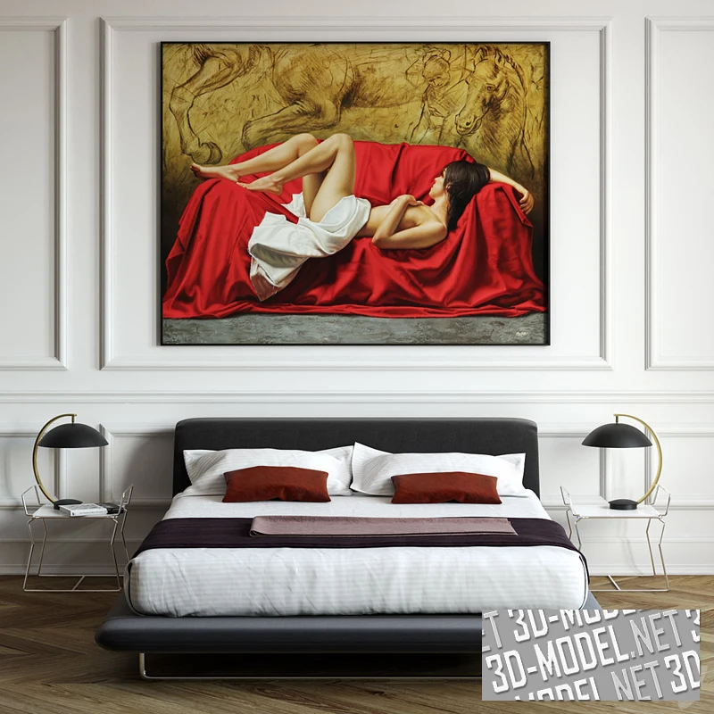 Двуспальная кровать от B&B ITALIA Siena