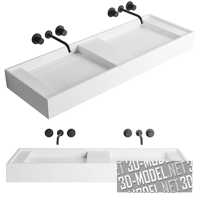 Двойная раковина MIRAGGIO