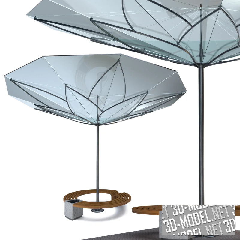 Автобусная остановка-зонт