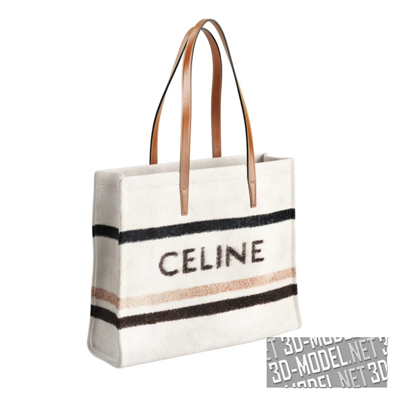 Сумка Cabas Brushed Knit Tote от Celine Homme