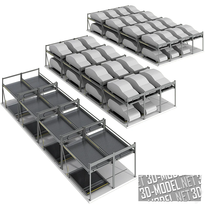 Компактный парковочный лифт для автомобилей