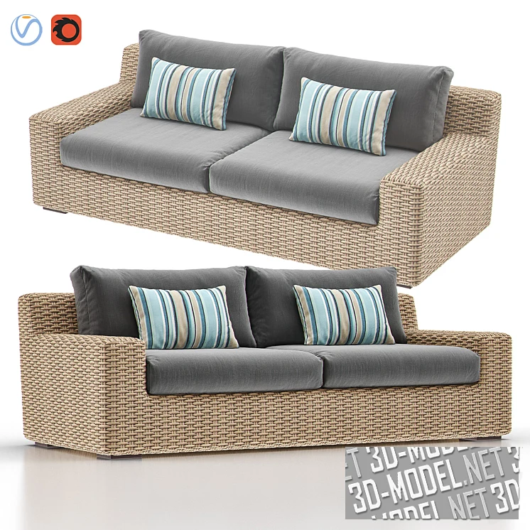 Диван CAYMAN от Crat &Barrel