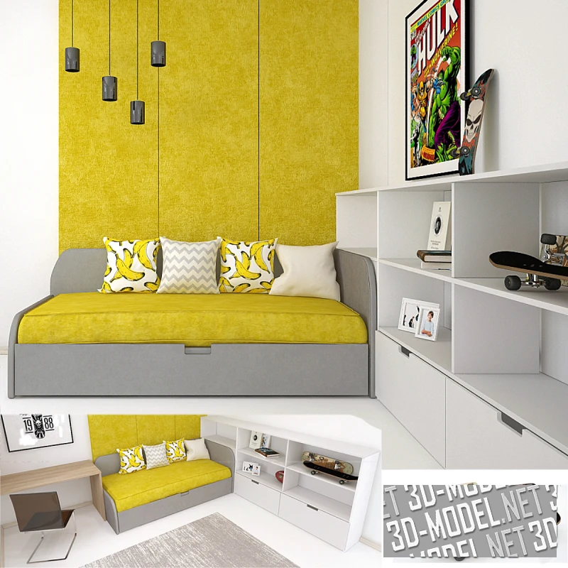 Мебель для комнаты подростка