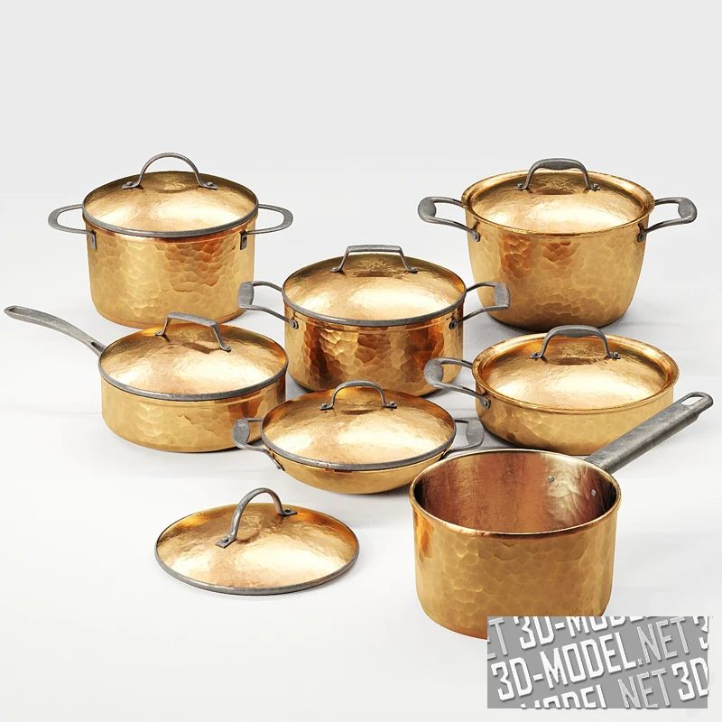 Набор металлической посуды