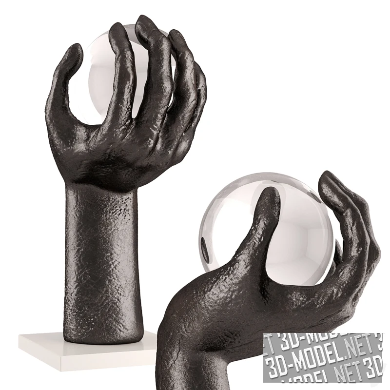 Скульптура «Шар в руке» от Kare Design