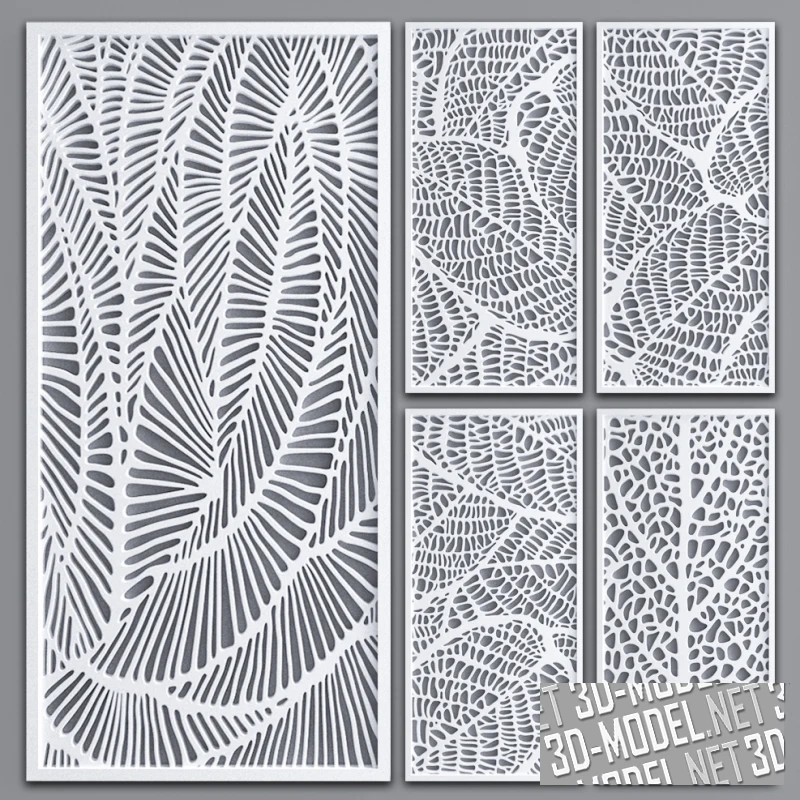 Перегородки с растительным узором